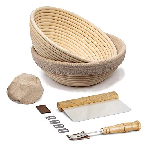 Round Bread Rattan Basket Banneton Brotform Dough Rising Baskets Baking Acces Round Bread Rattan Basket Banneton Brotform Dough Rising Baskets Baking Acces